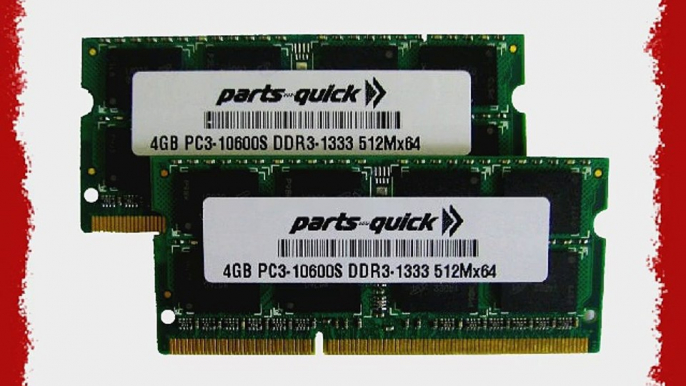 8GB 2 X 4GB DDR3 Memory for Apple MacBook Pro 15 inch 2.2GHz Quad Core Intel Core i7 PC3-10600