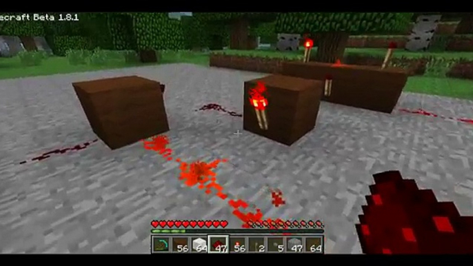 JK Flip flop withredstone in minecraft