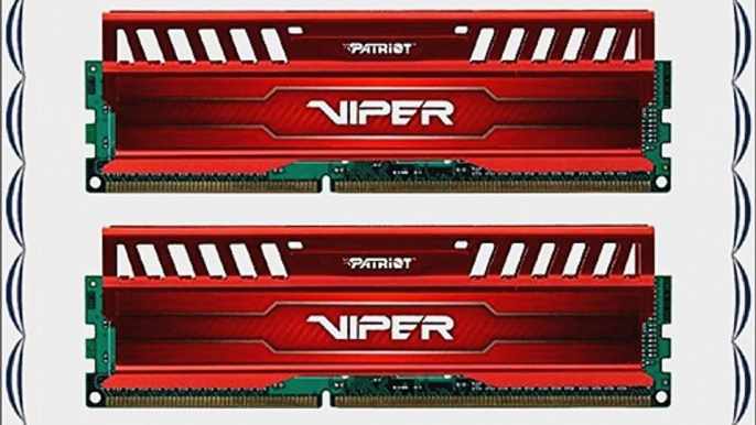 Patriot 16GB(2x8GB) Viper III DDR3 1600MHz (PC3 12800) CL10 Desktop Memory With Red Heatsink