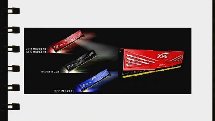 ADATA USA XPG V1.0 OC Series 16GB DDR3MHZ 1600 PC3 12800 8GBx2 Black AX3U1600W8G9-DB