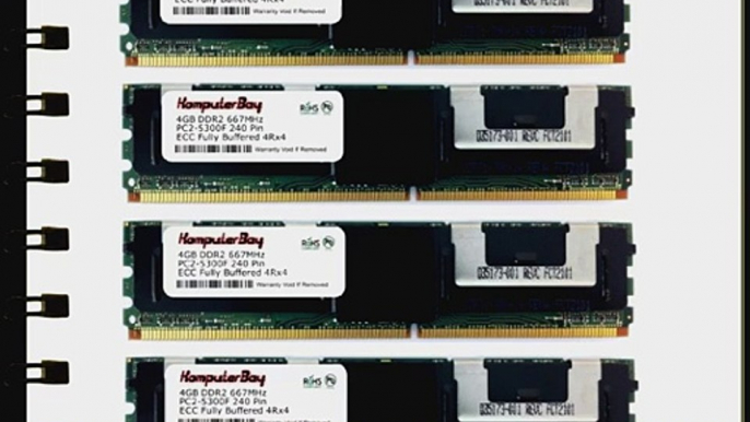 Komputerbay 16GB (4x 4GB) DDR2 PC2-5300F 667MHz CL5 ECC Fully Buffered FB-DIMM (240 PIN) 16