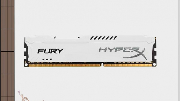 Kingston HyperX FURY 8GB Kit (2x4GB) 1866MHz DDR3 CL10 DIMM - White (HX318C10FWK2/8)