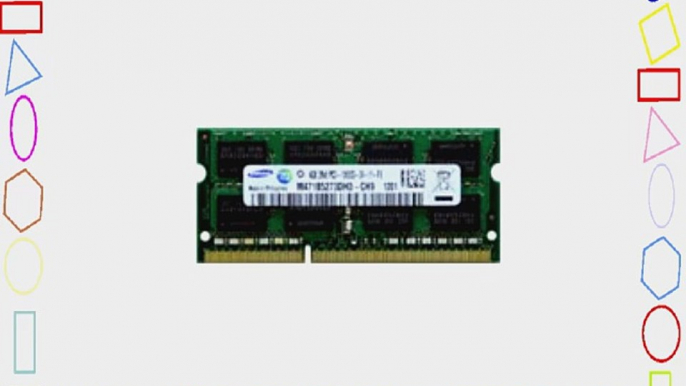 Samsung 8GB 2X4GB Memory RAM for Dell Latitude E6530 DDR3 SO-DIMM 204pin PC3-10600 1333MHz