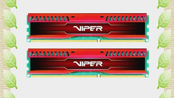 Patriot 8GB(2x4GB) Viper III DDR3 1600MHz (PC3 12800) CL9 Desktop Memory With Low Profile Red