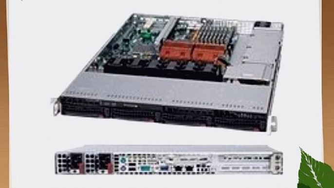 Supermicro SuperChassis CSE-815TQ-R700UB Black 1U SC815 Ui/o Chassis with Redundant 700W