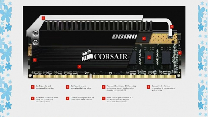 Corsair Dominator Platinum 8GB (2x4GB)  DDR3 1600 MHz (PC3 12800) Desktop Memory (CMD8GX3M2A1600C8)