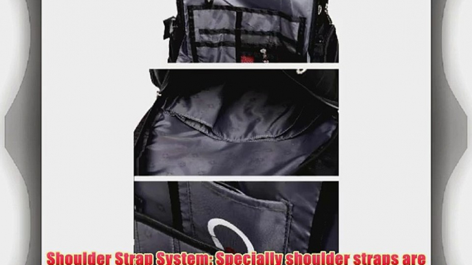 New Swiss Travel Gear Laptops backpack rucksack knapsack travelling business bag (Black)