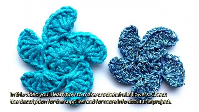 How To Make Crochet Shells Flowers - DIY Crafts Tutorial - Guidecentral