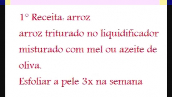 Receita Caseira para Clarear a Pele, Tirar Marcas de Espinhas, Sardas, Manchas da Idade, etc.