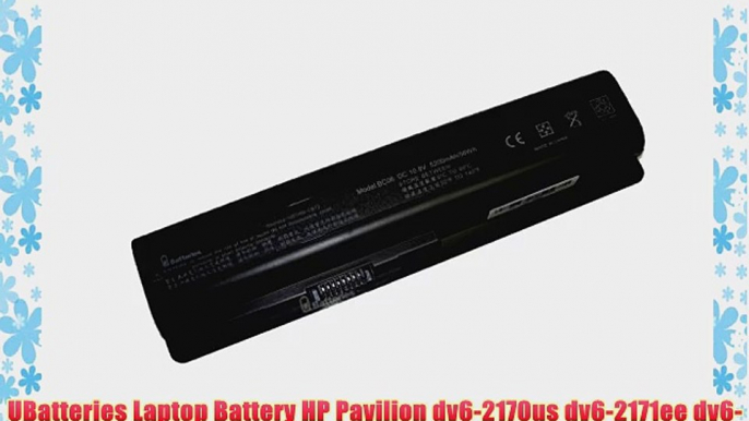 UBatteries Laptop Battery HP Pavilion dv6-2170us dv6-2171ee dv6-2171nr dv6-2171sl dv6-2173cl