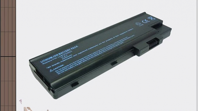 8 Cell 4400mah 14.80v Li-ion Replacement Laptop Battery for Acer Acer Aspire Acer ExtensaAcer