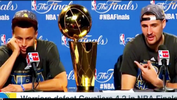 Klay Thompson Trolls LeBron, Says Stephen Curry is Best Player in the World