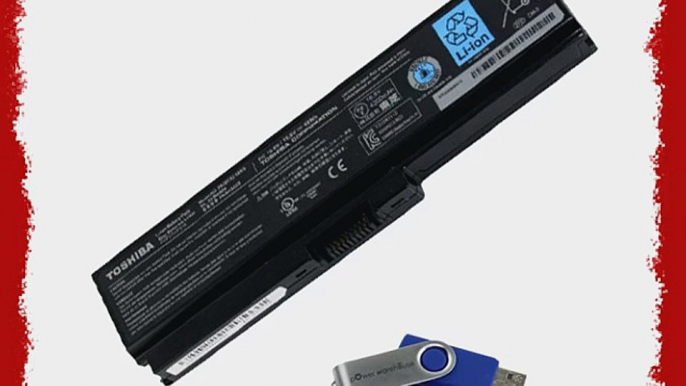 Powerwarehouse Toshiba Satellite A665-S5170 Laptop Battery - Genuine Toshiba Battery 6 Cell