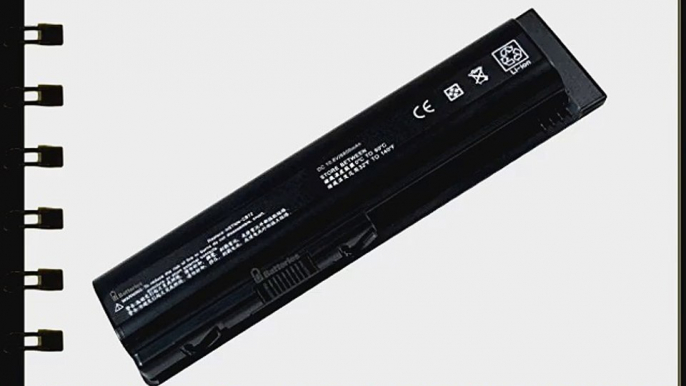 UBatteries Laptop Battery 484172-001 For HP Pavilion dv4 dv5 dv6 Series - 12 Cell 8800mAh