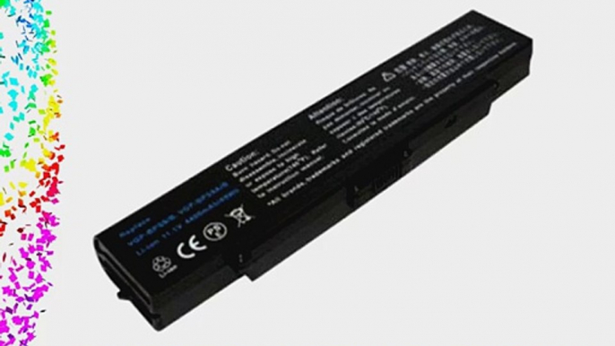 11.10V4400mAhLi-ion Replacement Laptop Battery for Sony VGN-NR120E/S VGN-NR21E/S VGN-NR21J/S