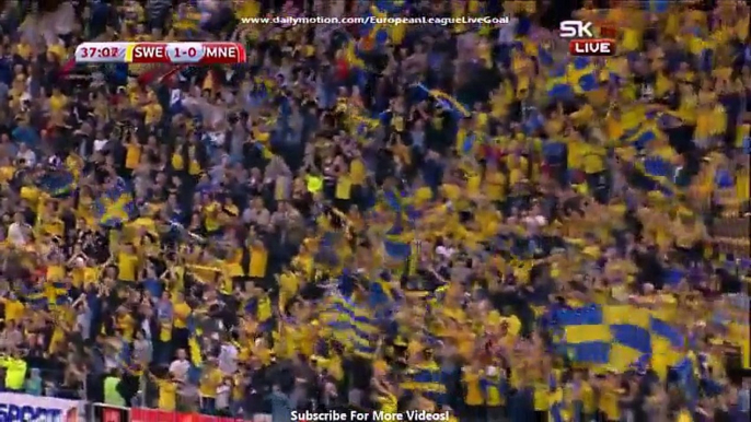 VIDEO Sweden 3 - 1 Montenegro [Euro Qualifiers] Highlights