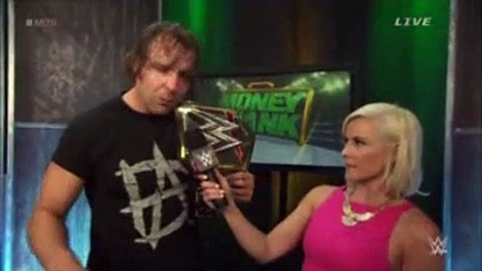 Renee Young interviews Dean Ambrose (14/6/15)