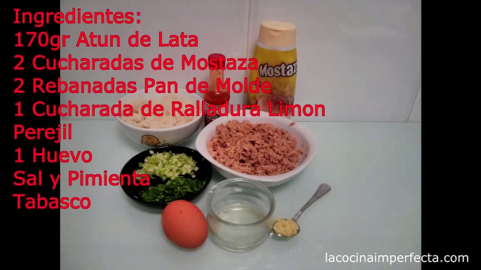 Receta de Hamburguesas de Atún