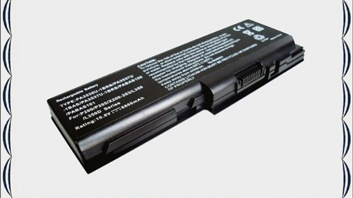 TO3537-9 - 9 cells - Laptop Battery For Toshiba P3536U-1BRS PA3537U-1BRS Satellite L350 L355