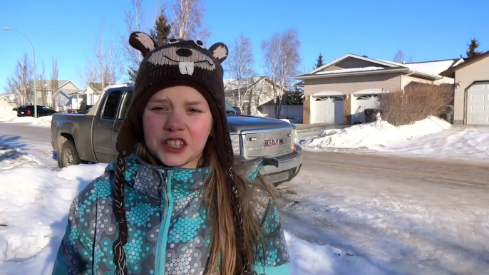 Kid gets stuck in snow bank for 2 whole months?!??