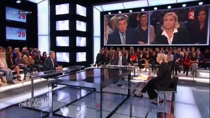 Marine Le pen / Henri Guaino - Des paroles et des actes - 23/02/2012