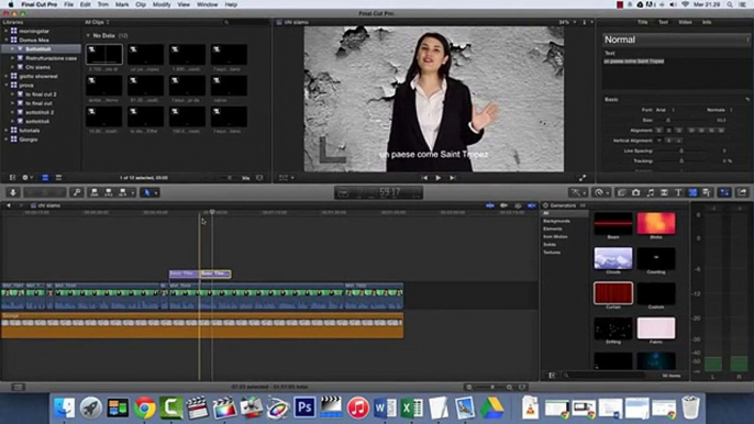 Final Cut Pro - Automatic Subtitles Trick - FAST TITLES