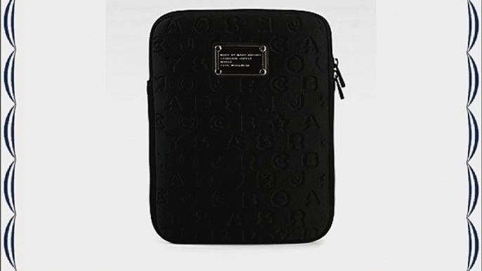 Marc by Marc Jacobs Dreamy Logo Neoprene Tablet Case Black One Size