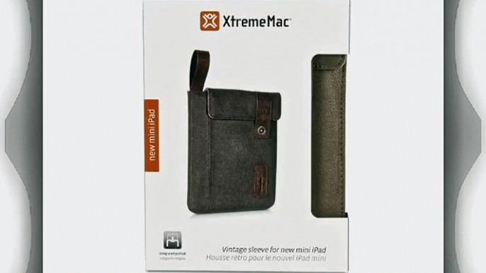 XtremeMac Vintage Sleeve iPad mini (1st Gen and 2nd Gen with Retina Display) Green (IPDN-VS-53)