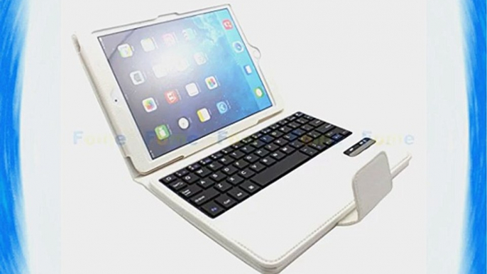 FOME QWERTY Bluetooth Keyboard Case PU Leather Detachable Wireless keyboard For iPad 5/iPad