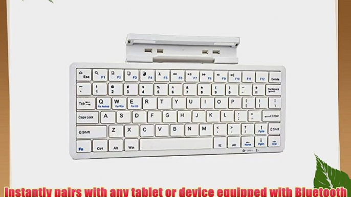 Cooper Cases(TM) K2000 Asus VivoTab / RT TF600T / 3G / LTE Bluetooth Keyboard Dock in White