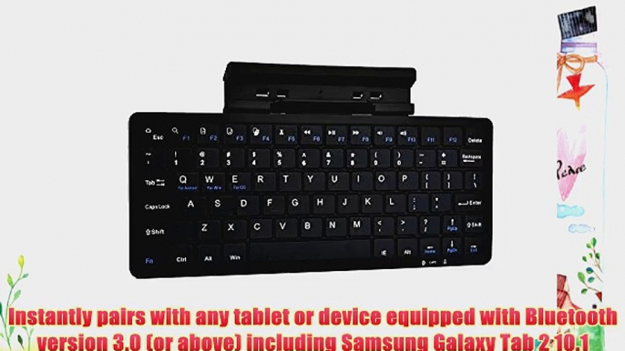 Cooper Cases(TM) K2000 Samsung Galaxy Tab 2 10.1 (P5100/5110) / CDMA Bluetooth Keyboard Dock