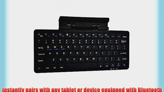 Cooper Cases(TM) K2000 Samsung Galaxy Tab Active / LTE Bluetooth Keyboard Dock in Black (US