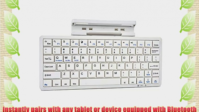 Cooper Cases(TM) K2000 Samsung Galaxy Note 10.1 / 2014 / LTE Bluetooth Keyboard Dock in White