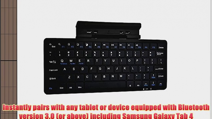 Cooper Cases(TM) K2000 Samsung Galaxy Tab 4 7.0?(T230) / 3G / LTE Bluetooth Keyboard Dock in