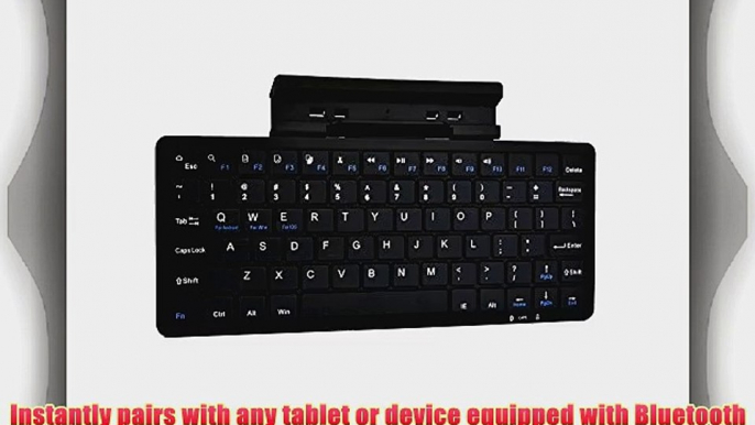 Cooper Cases(TM) K2000 BlackBerry PlayBook / 4G LTE / 4G HSPA  Bluetooth Keyboard Dock in Black