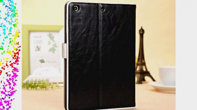 KABB iPad Air Black Case Cover Full Body Protection With Card Slots PU leather case cover with