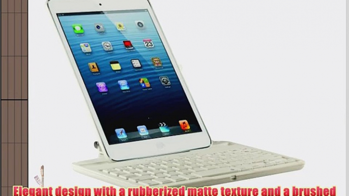 CoverBot iPad Mini 3 iPad Mini Retina Display and iPad Mini Keyboard Case Station WHITE. Bluetooth