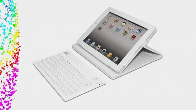 Adesso Compagno 2W Bluetooth Keyboard with Carrying Case for iPad 2 and iPad (3rd and 4th Generation)