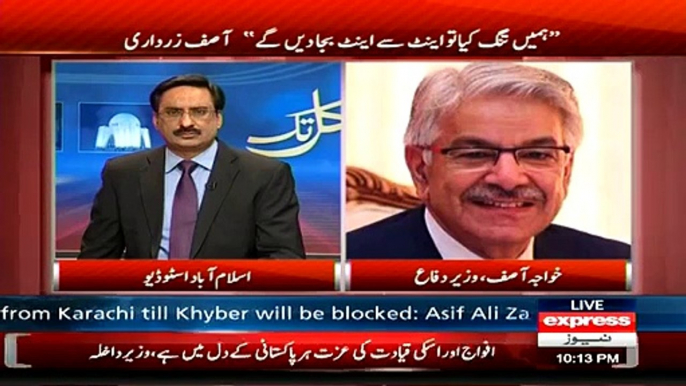 Agar yehe baat MQM ne boli hoti fauj ke khilaf to har koi barasta-- Javed chaudhary to khawaja Asif