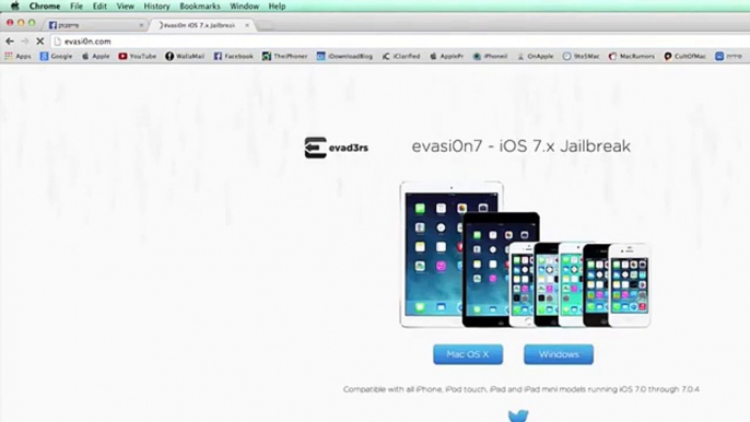 How To Jailbreak iOS 7 & Install Cydia With Evasi0n 7   iPhone 5S, iPhone 5, iPhone 4S, iPad, iPod