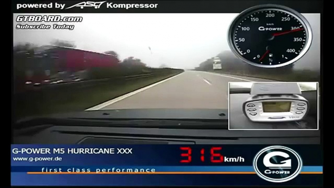 G-Power BMW M5 Hurricane RR Reaches 357 кмч на автобане