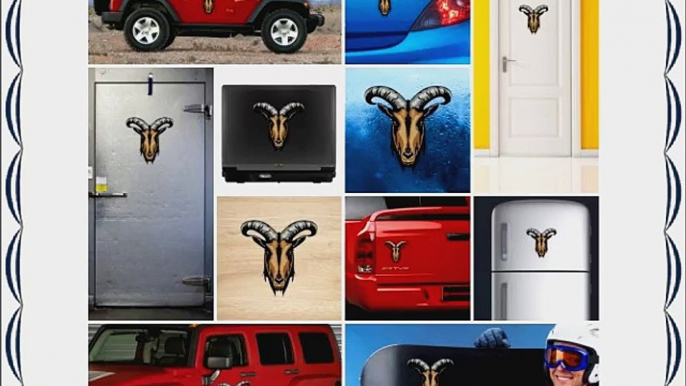 Decals Decal Billy Goat Decor Motorbike Bicycle Vehicle ATV car Laptop Racing (30 X 29.8 In)