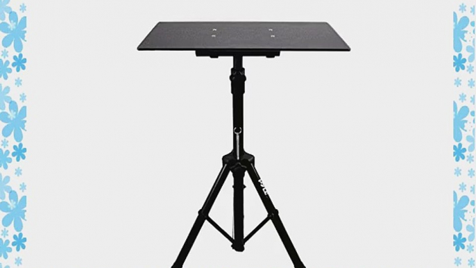 Pyle Laptop Projector Stand Heavy Duty Tripod Height Adjustable 28 To 41 For DJ Presentations