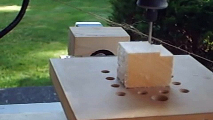 Desktop 3D Milling Machine First CNC Test Cuts 2 - Second view of machine