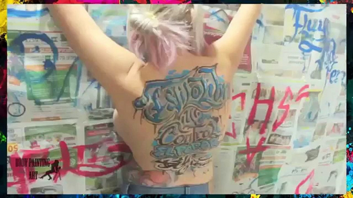 Body Paint Graffiti Rck Colombia - HD