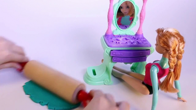 Play Doh Frozen Princess Anna Playdough Dress Disney Princess Dolls Play-Doh Creations Hasbro Toys