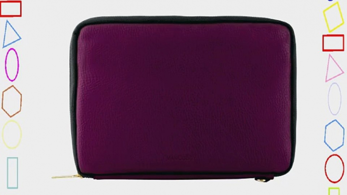 VanGoddy Irista Sleeve City PRO PU Faux Leather Pouch Cover PLUM PURPLE