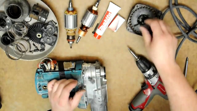 MAKITA HR4000C - repair of a faulty rotor