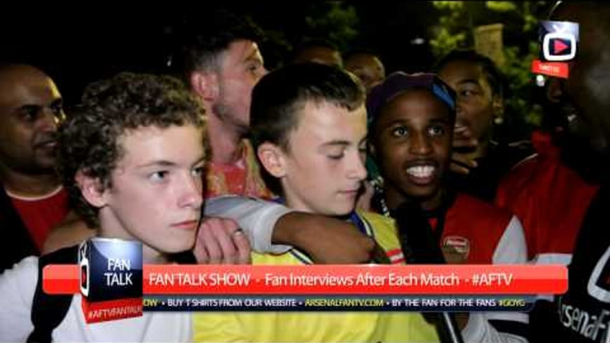 Arsenal FC - Excited Fans at The Emirates After Mesut Ozil Signing - ArsenalFanTV.com