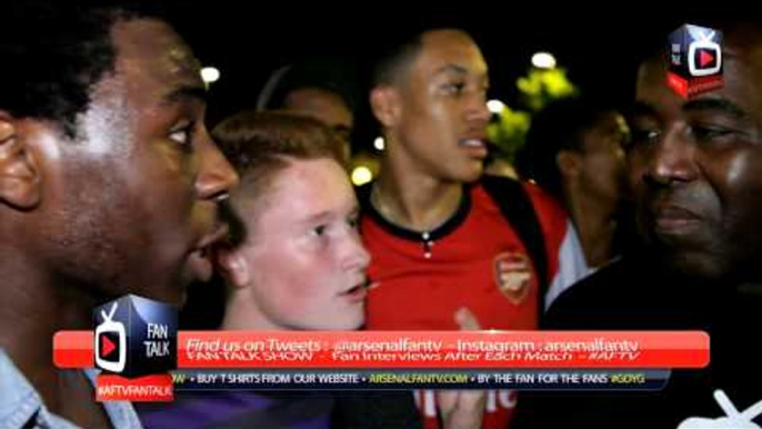 Arsenal FC Fans at The Emirates Ecstatic with Mesut Ozil Signing - ArsenalFanTV.com